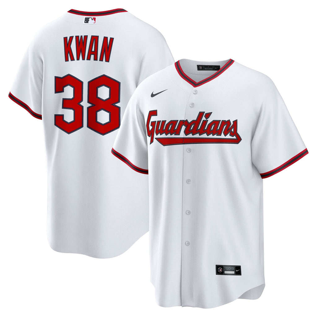 Men's Cleveland Guardians Steven Kwan Nike White Home Replica Jersey - 2