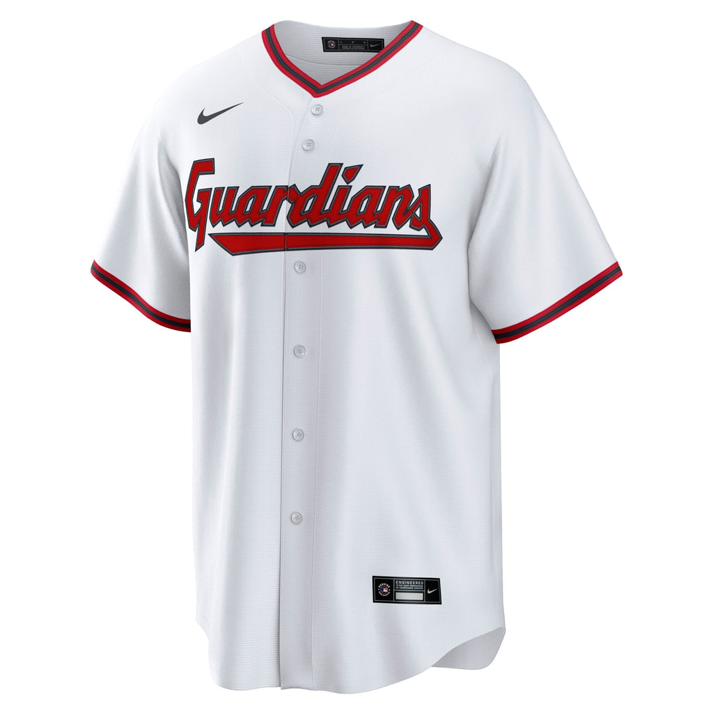 Men's Cleveland Guardians Steven Kwan Nike White Home Replica Jersey - 3