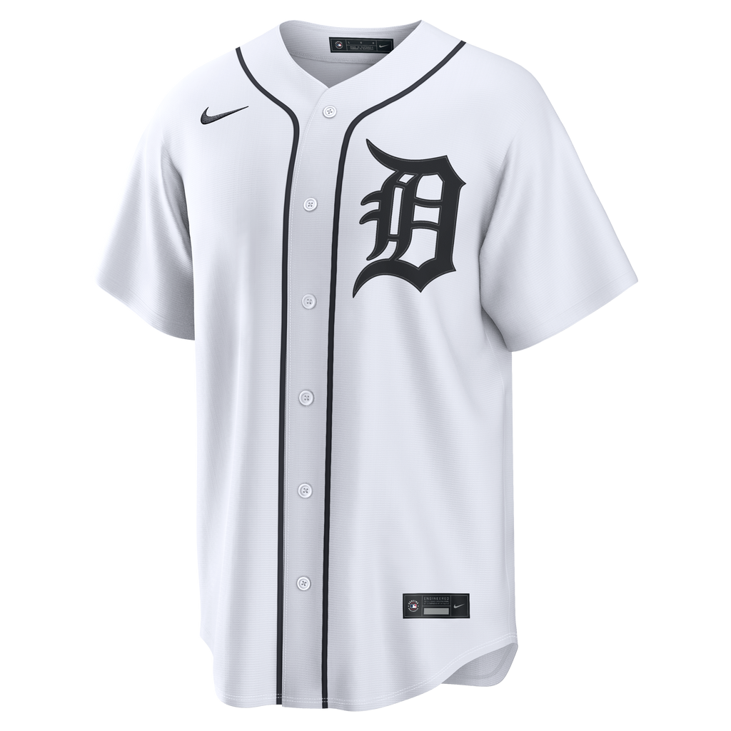 Men's Detroit Tigers Tarik Skubal Nike White Home Replica Jersey - 3