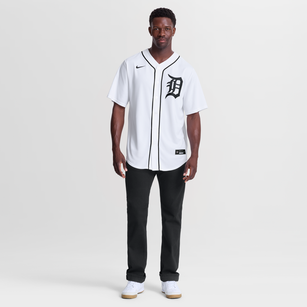 Men's Detroit Tigers Tarik Skubal Nike White Home Replica Jersey - 5
