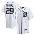 Men's Detroit Tigers Tarik Skubal Nike White Home Replica Jersey