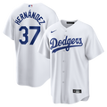 Men's Los Angeles Dodgers Teoscar Hernández Nike White Home Replica Jersey