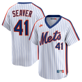 Men's New York Mets Tom Seaver Nike White Cooperstown Collection Limited Jersey