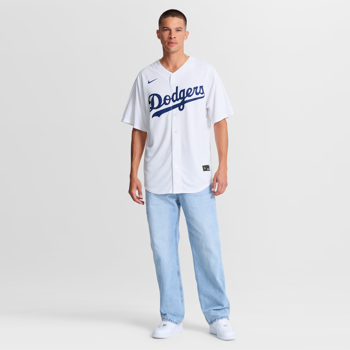 Men's Los Angeles Dodgers Tommy Edman Nike White Home Replica Jersey - 5