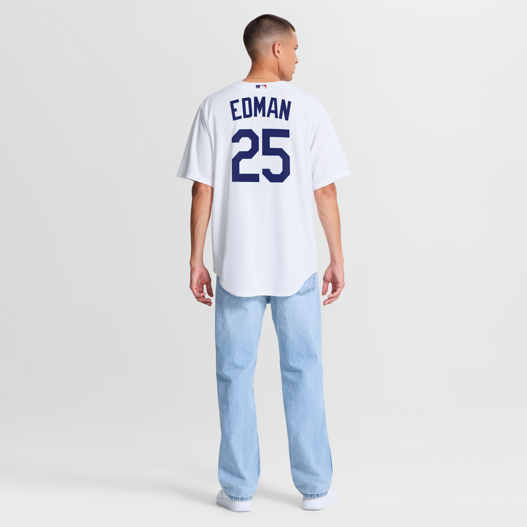 Men's Los Angeles Dodgers Tommy Edman Nike White Home Replica Jersey - 6