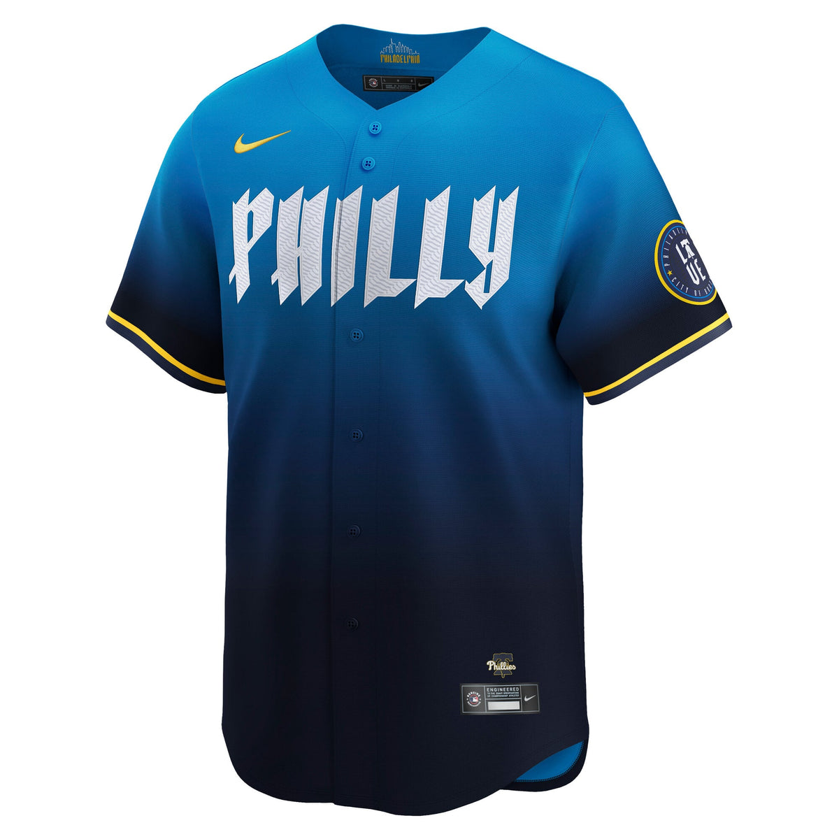 Men's Philadelphia Phillies Trea Turner Nike Blue City Connect Limited Player Jersey - 3