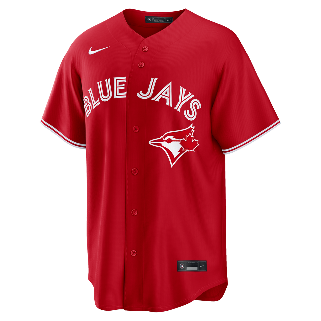 Men's Toronto Blue Jays Trey Yesavage Nike Red Canada Day Replica Jersey - 3