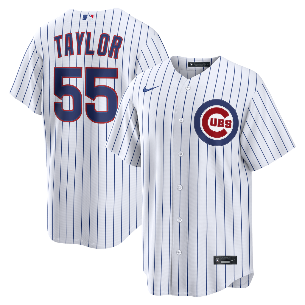 Men's Chicago Cubs Tyrone Taylor Nike White Home Replica Jersey