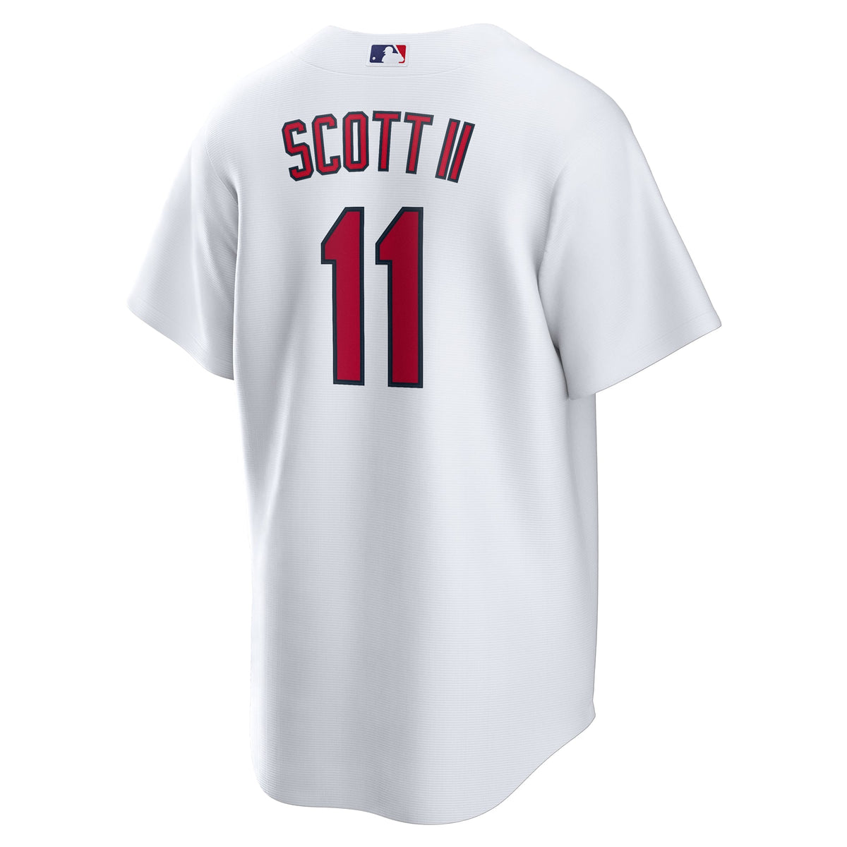 Men's St. Louis Cardinals Victor Scott II Nike White Home Replica Jersey - 4