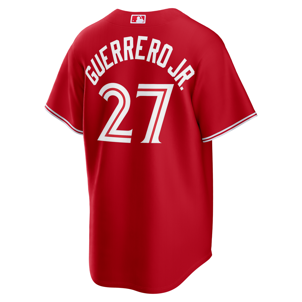 Men's Toronto Blue Jays Vladimir Guerrero Jr. Nike Red Canada Day Replica Jersey - 4