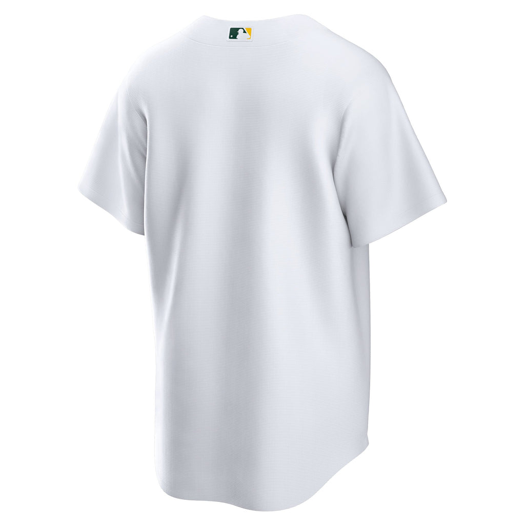 Men's Athletics Nike White Home Blank Replica Jersey - 4