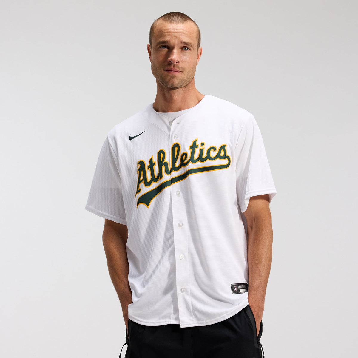 Men's Athletics Nike White Home Replica Team Jersey - 2