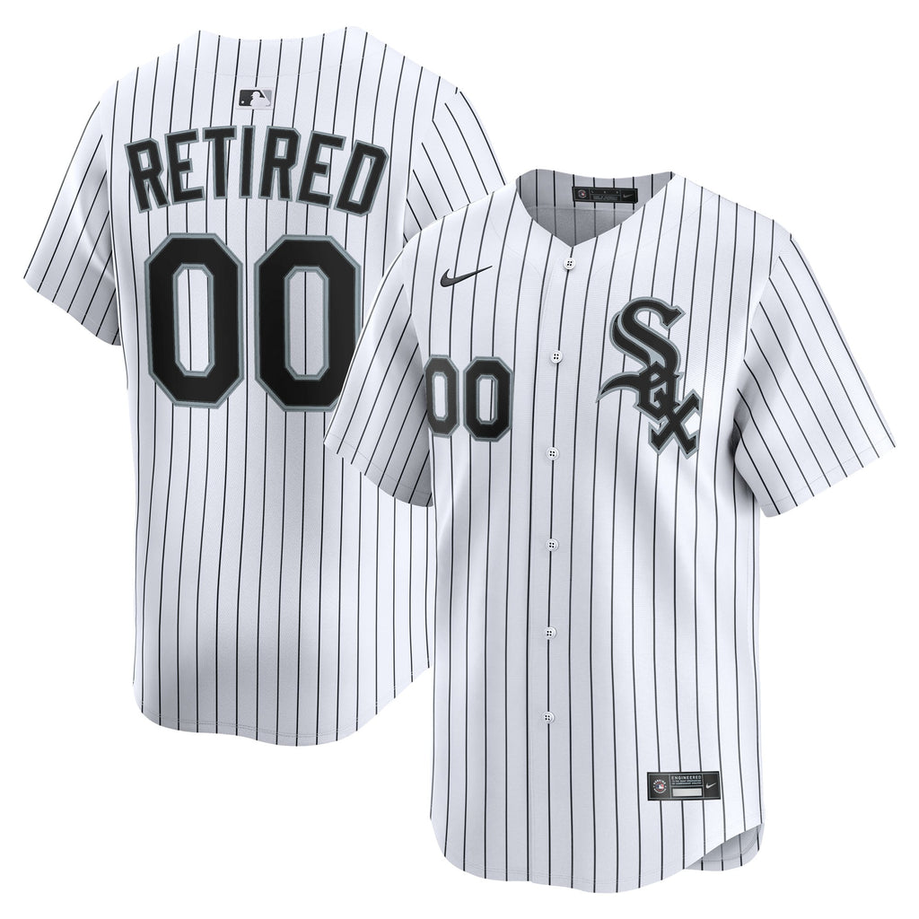 Men's Chicago White Sox Nike White Home Limited Pick-A-Player Retired Roster Jersey
