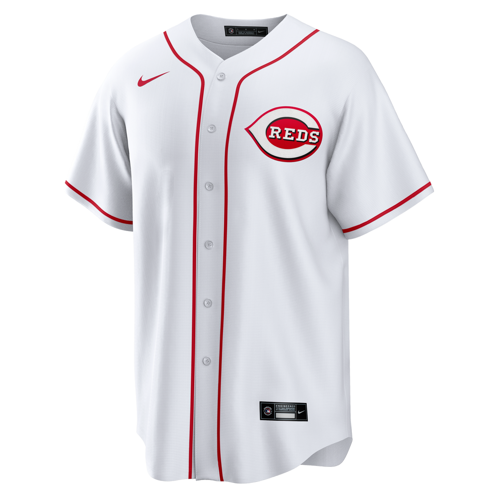 Men's Cincinnati Reds Nike White Home Big & Tall Replica Jersey - 3