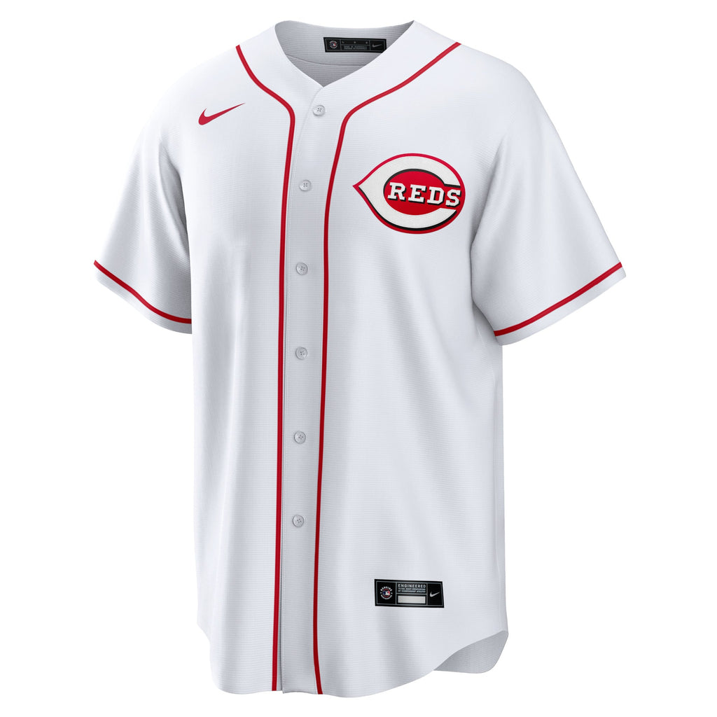 Men's Cincinnati Reds Nike White Home Blank Replica Jersey - 3