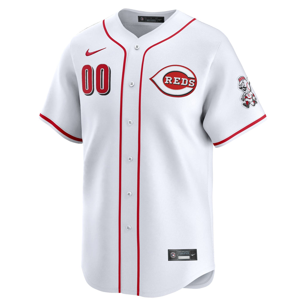 Men's Cincinnati Reds Nike White Home Limited Pick-A-Player Retired Roster Jersey - 3