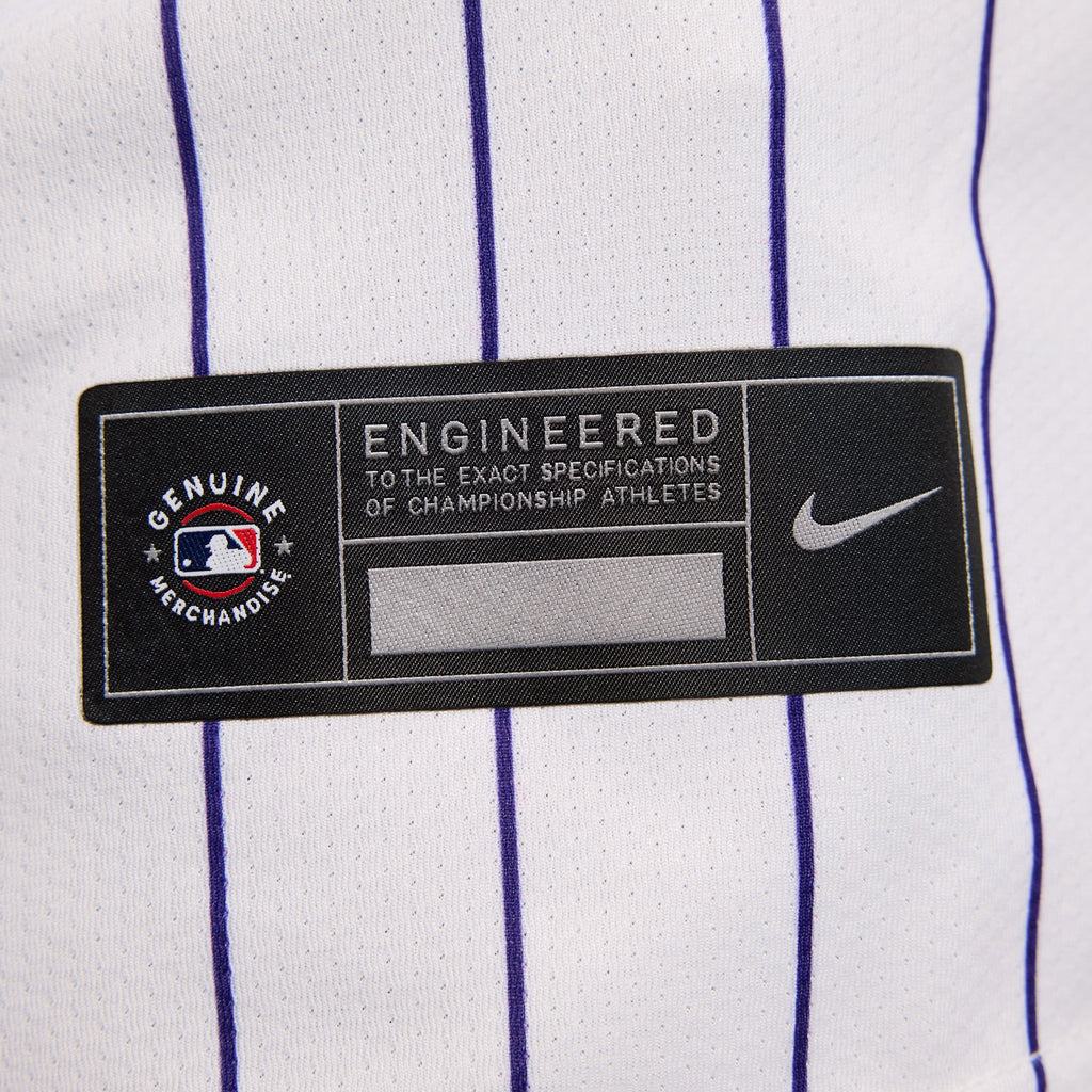 Men's Colorado Rockies Nike White Home Limited Jersey - 13