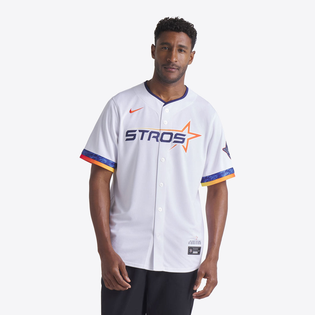 Men's Houston Astros Nike White 2025 City Connect Limited Jersey