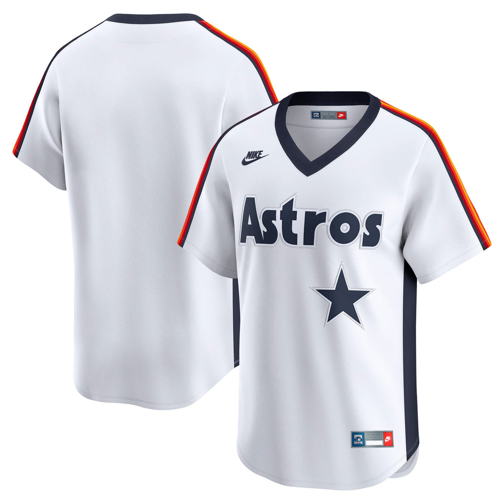 Men's Houston Astros Nike White Cooperstown Collection Limited Jersey - 2
