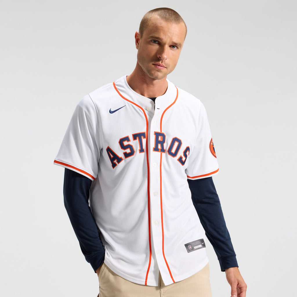 Men's Houston Astros Nike White Home Limited Jersey - 2
