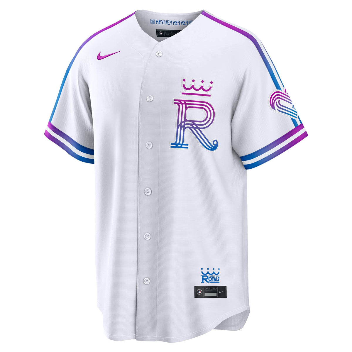 Men's Kansas City Royals Nike White 2026 City Connect Stadium Jersey - 3