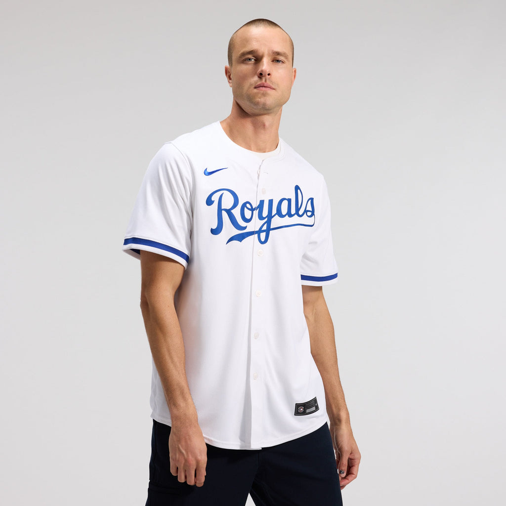 Men's Kansas City Royals Nike White Home Limited Jersey