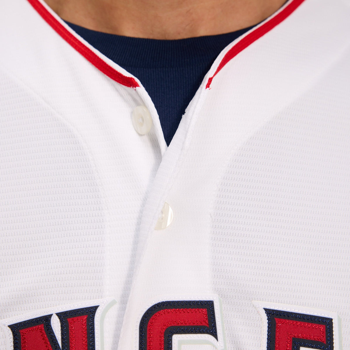 Men's Los Angeles Angels Nike White Home Replica Team Jersey - 11