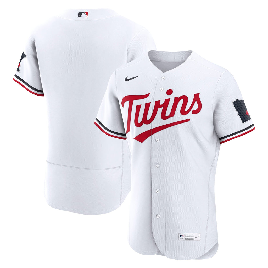 Men's Minnesota Twins Nike White Home Authentic Jersey - 2
