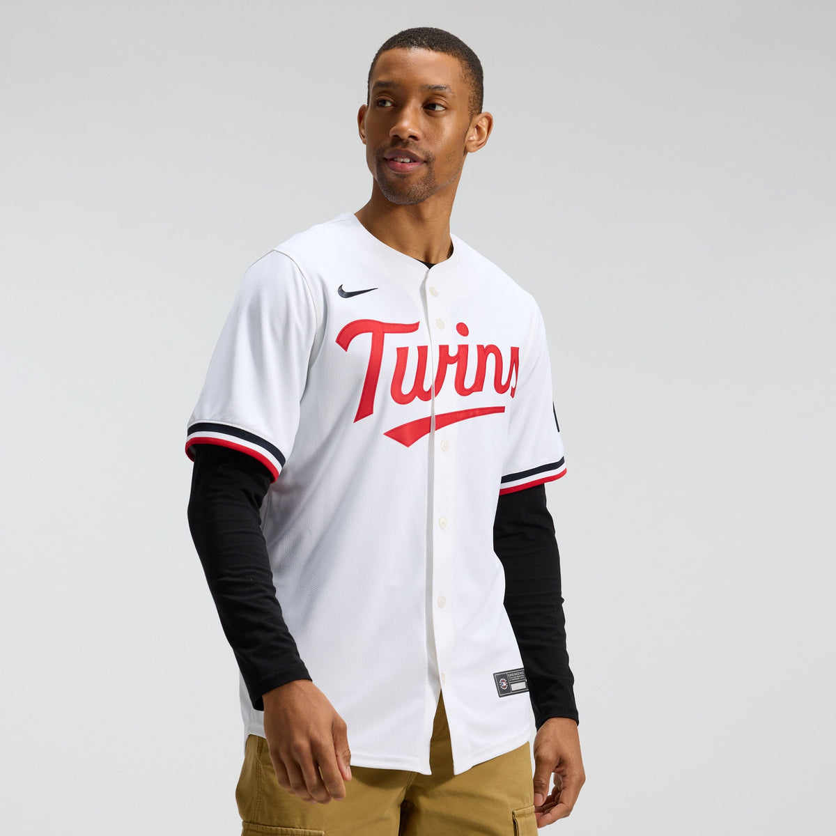 Men's Minnesota Twins Nike White Home Limited Jersey - 2