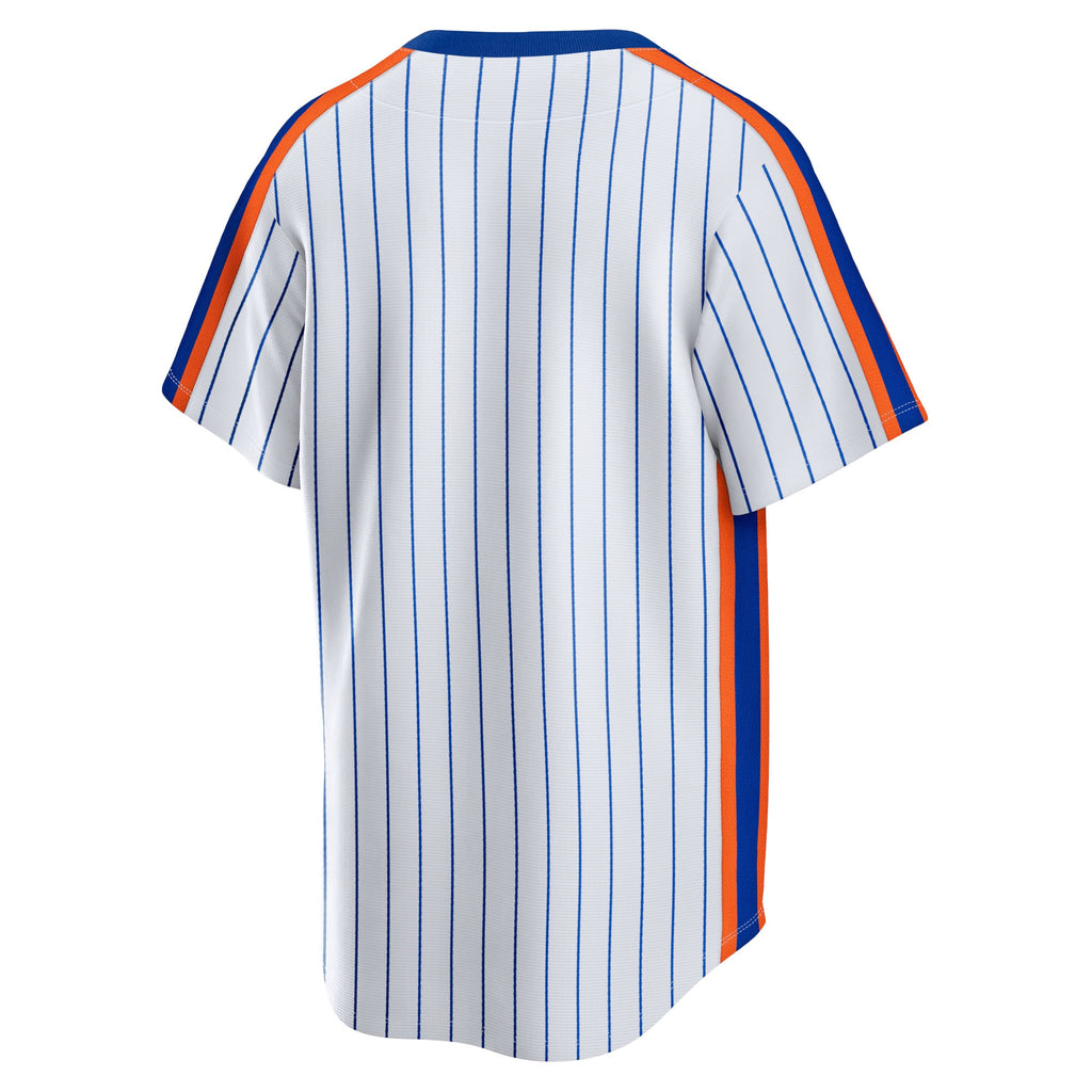 Men's New York Mets Nike White Home Cooperstown Collection Team Jersey - 4