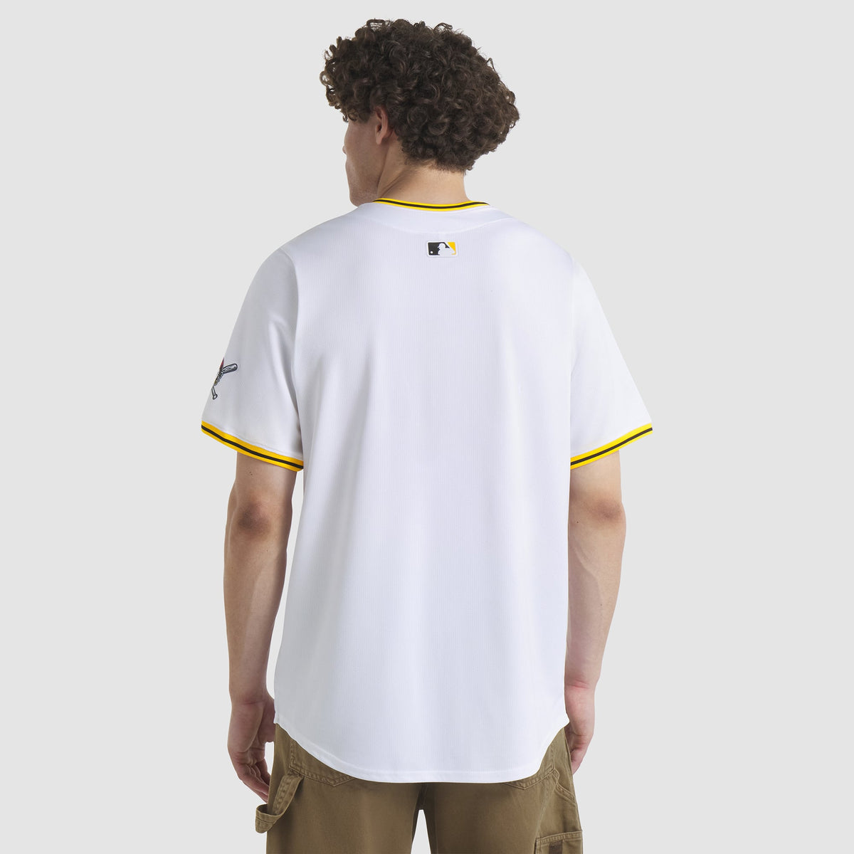 Men's Pittsburgh Pirates Nike White Home Limited Jersey - 6