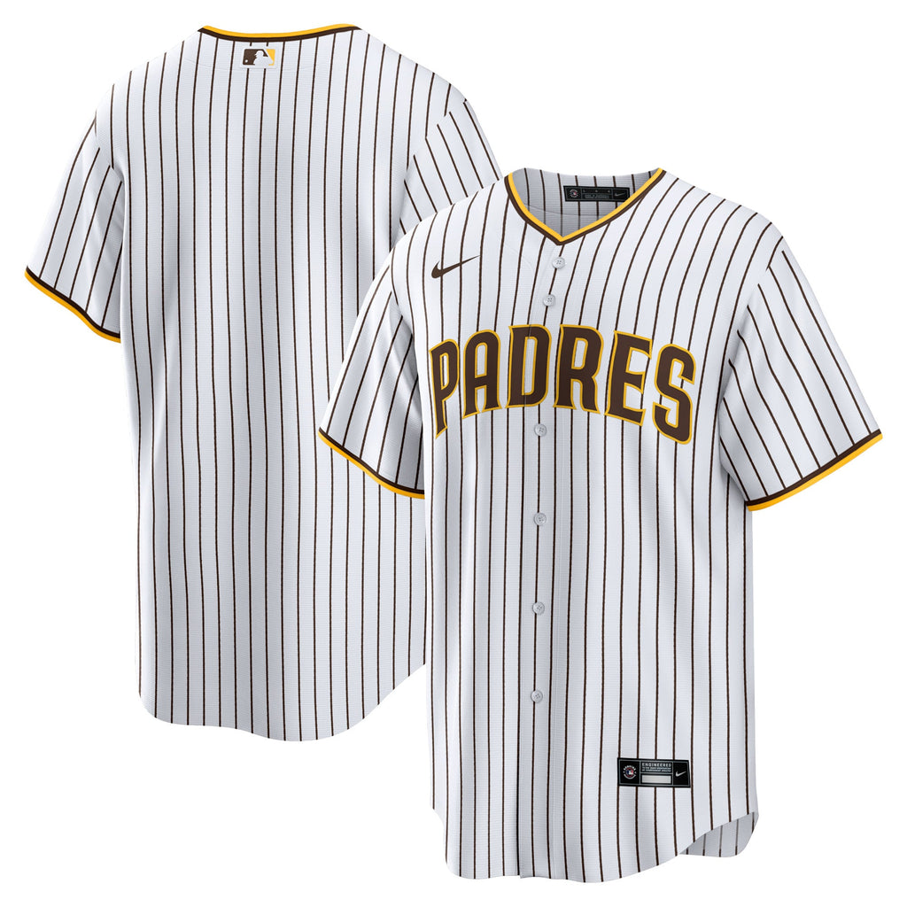 Men's San Diego Padres Nike White Home Replica Team Jersey - 2