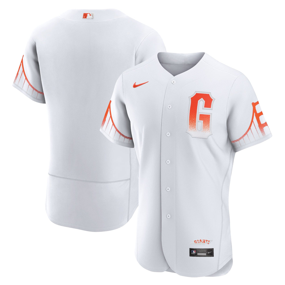 Men's San Francisco Giants Nike White City Connect Authentic Jersey - 2