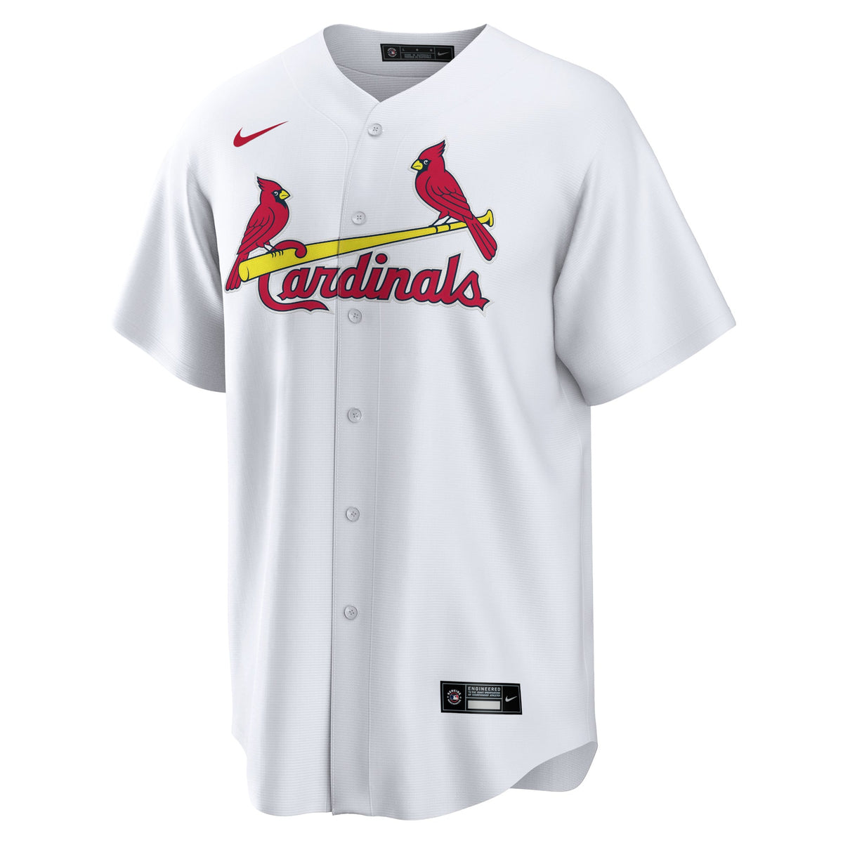 Men's St. Louis Cardinals Nike White Home Blank Replica Jersey - 3