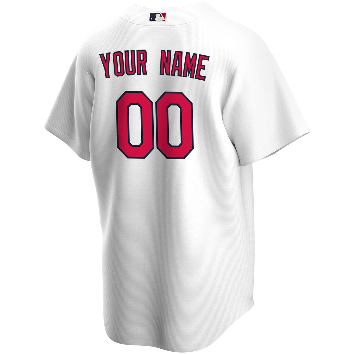 Men's St. Louis Cardinals Nike White Home Replica Custom Jersey - 4