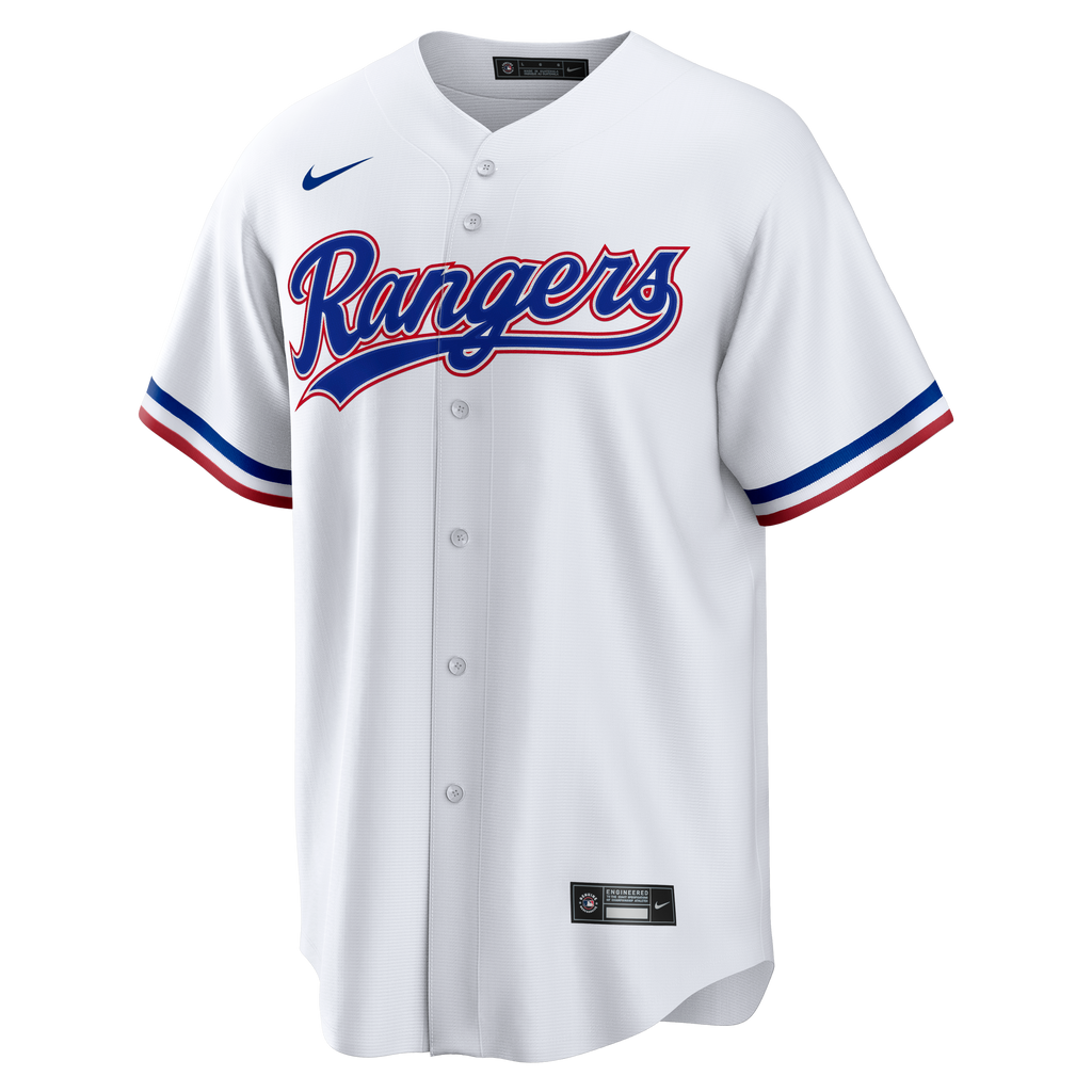 Men's Texas Rangers Nike White Home Big & Tall Replica Jersey - 3
