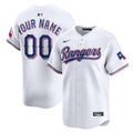 Men's Texas Rangers Nike White Home Limited Custom Jersey