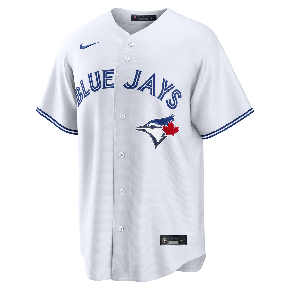 Men's Toronto Blue Jays Nike White Home Replica Custom Jersey - 3