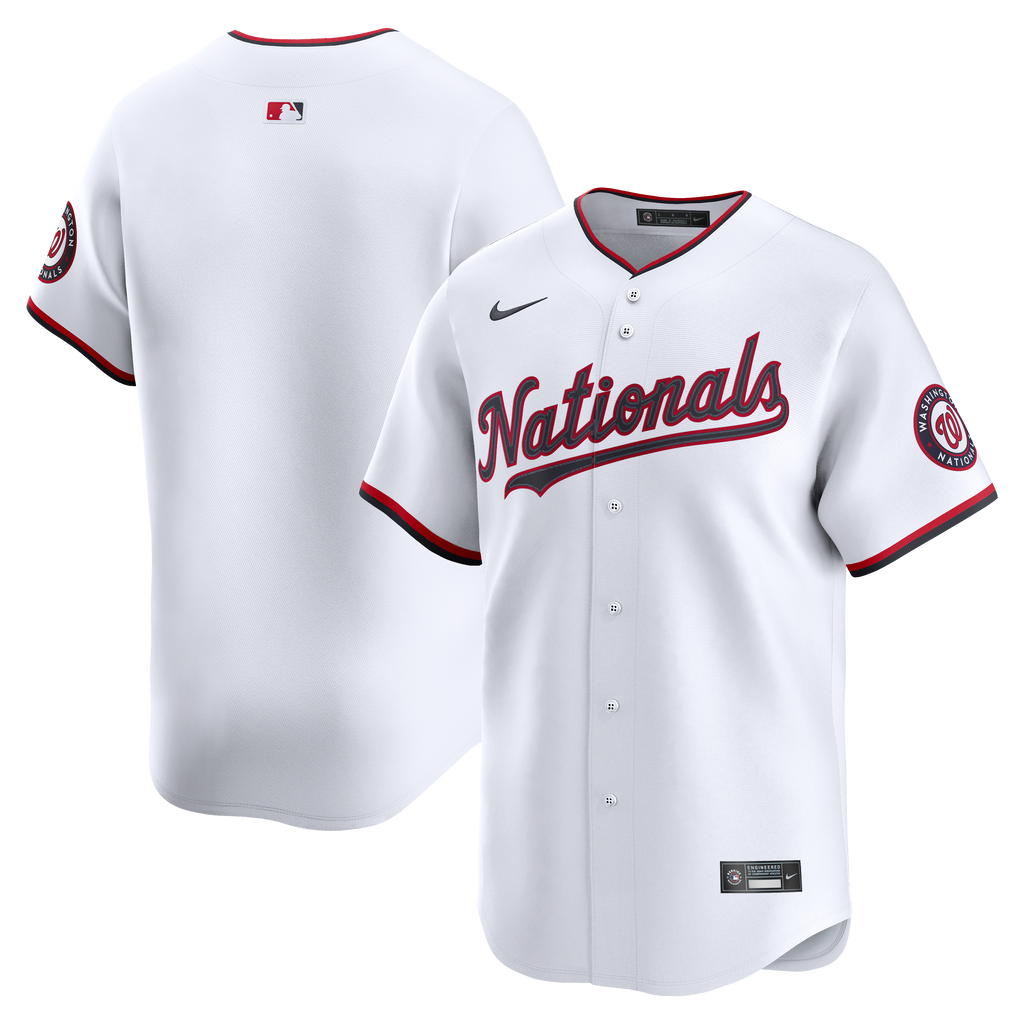 Men's Washington Nationals Nike White Home Limited Jersey - 2