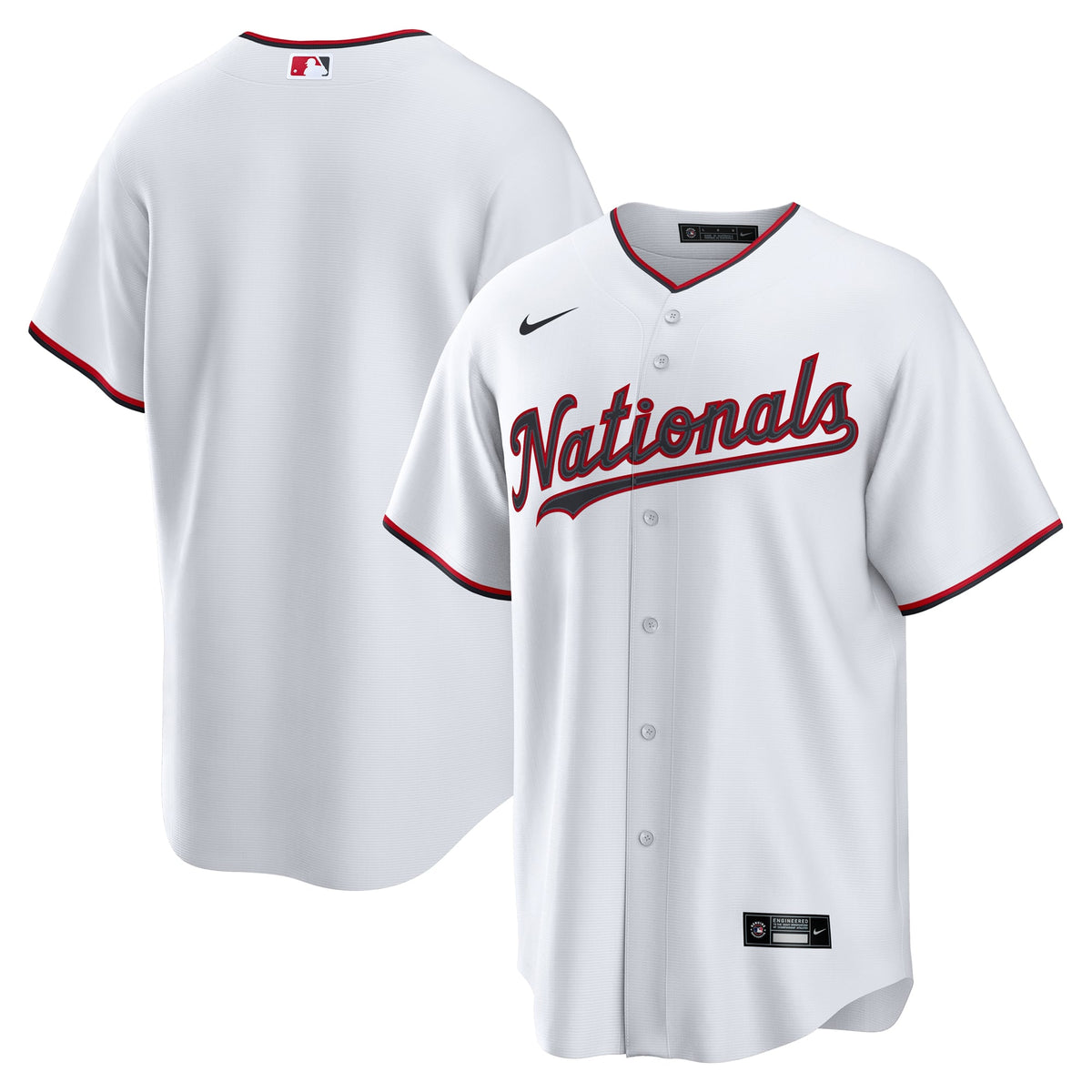Men's Washington Nationals Nike White Home Replica Jersey