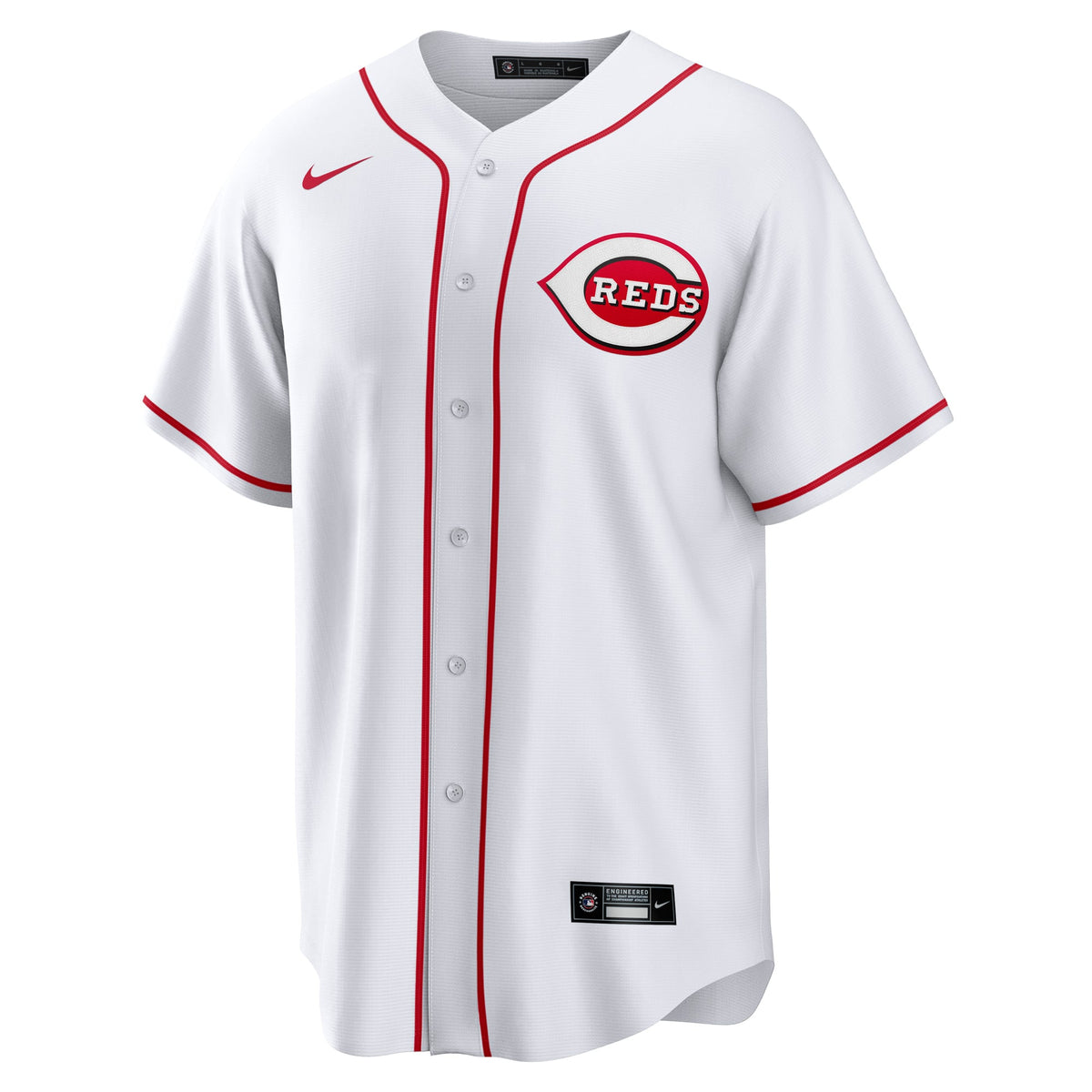 Men's Cincinnati Reds Will Benson Nike White Home Replica Jersey - 3