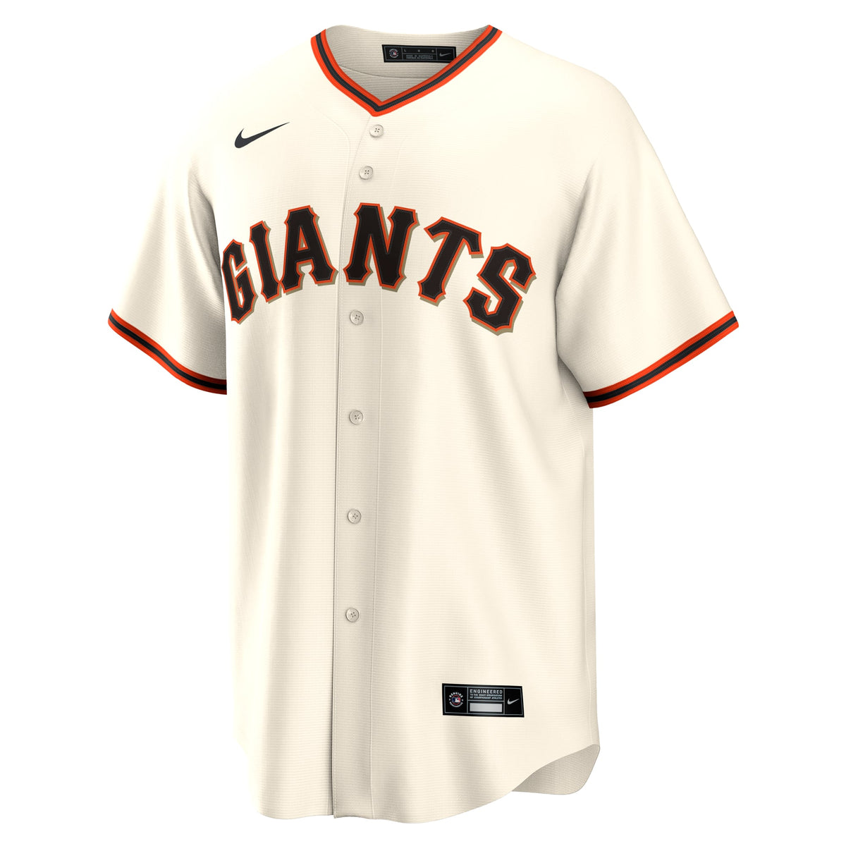 Men's San Francisco Giants Willy Adames Nike Cream Home Replica Jersey - 3