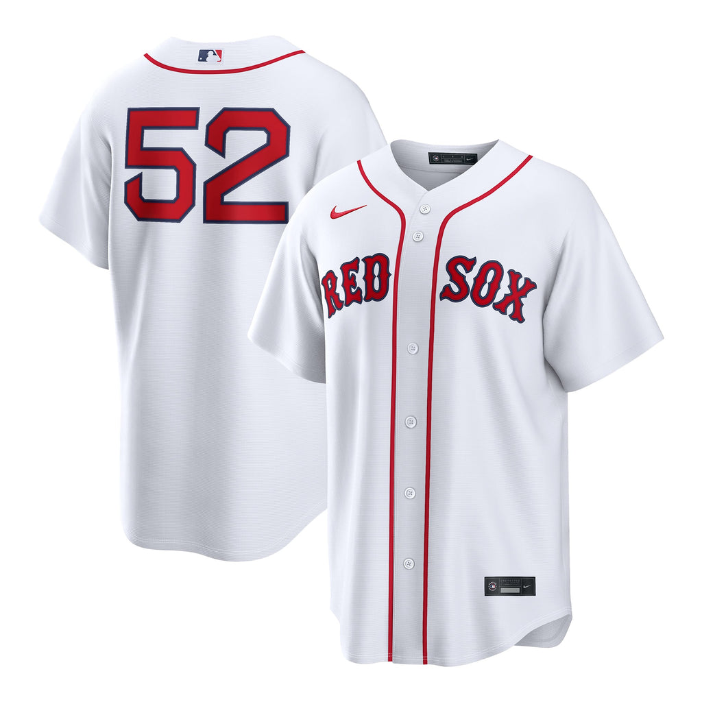 Men's Boston Red Sox Wilyer Abreu Nike White Home Replica Jersey - 2
