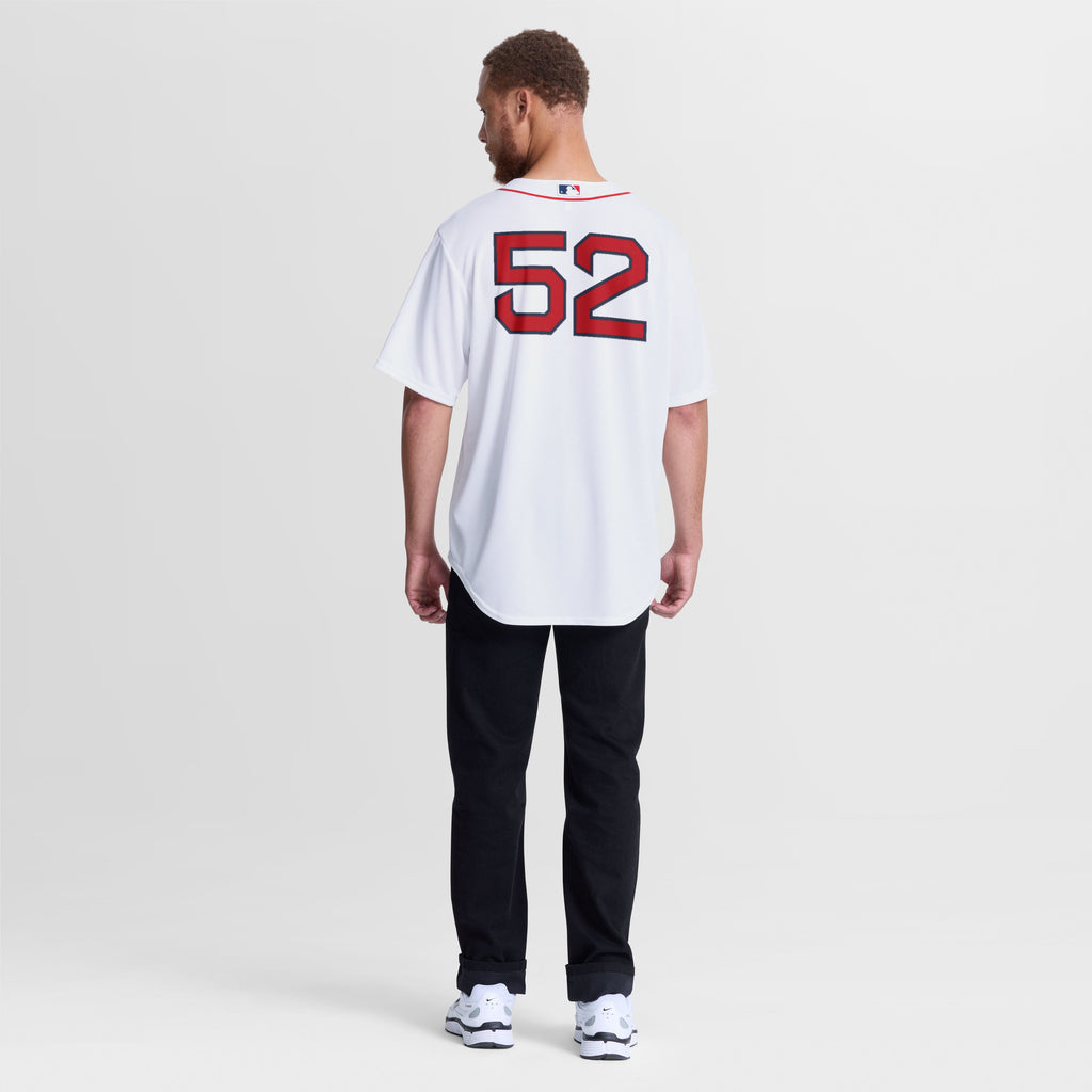 Men's Boston Red Sox Wilyer Abreu Nike White Home Replica Jersey - 6