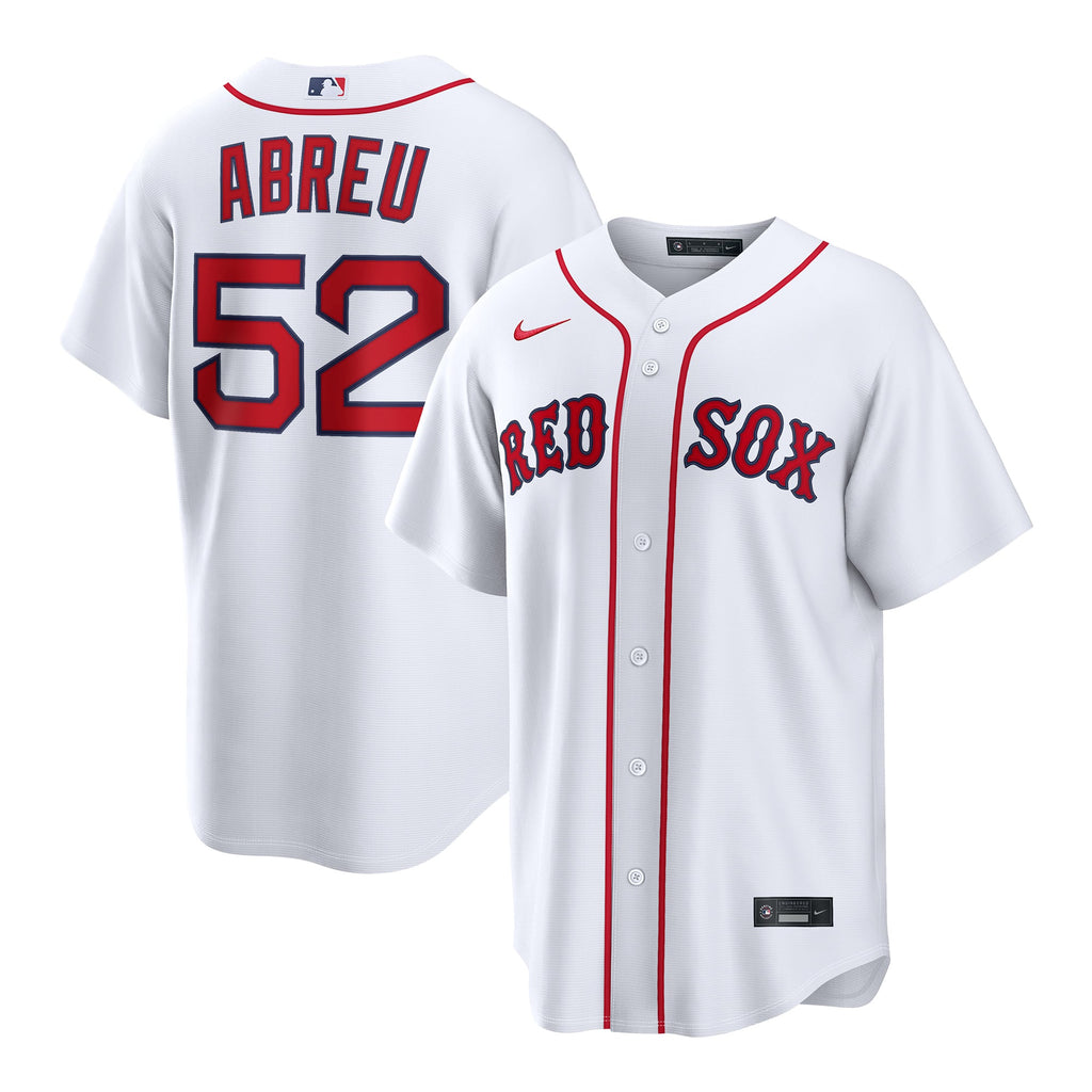 Men's Boston Red Sox Wilyer Abreu Nike White Home Replica Jersey - 2