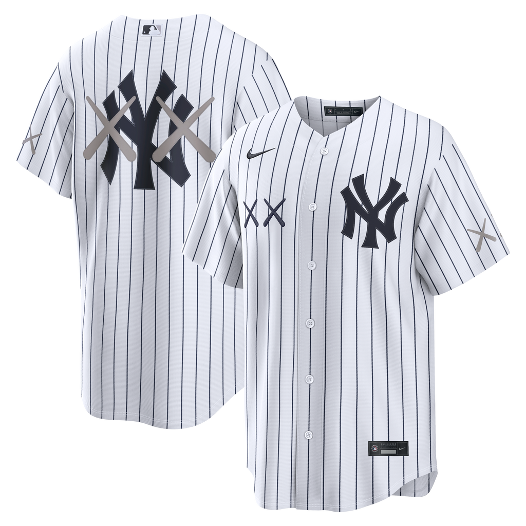 Men's New York Yankees Nike x KAWS White Stadium Jersey - 2