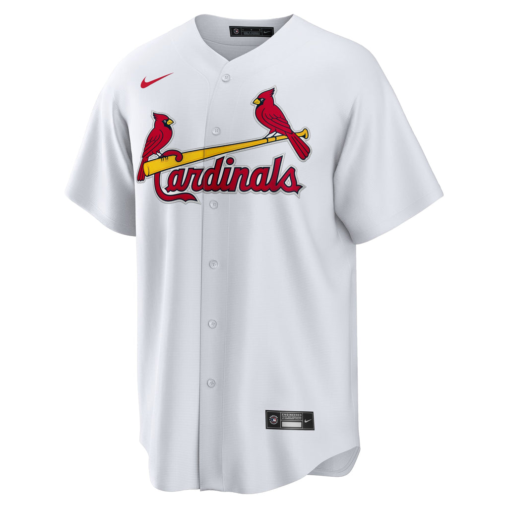 Men's St. Louis Cardinals Yadier Molina Nike White Home Replica Retired Player Jersey - 3