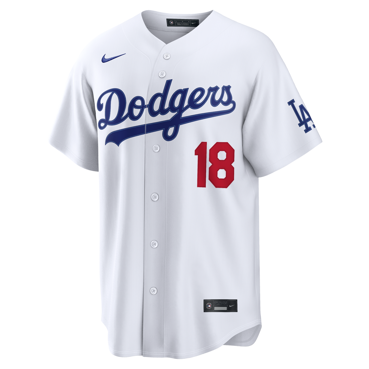 Men's Los Angeles Dodgers Yoshinobu Yamamoto Nike White Home Stadium Jersey - 3