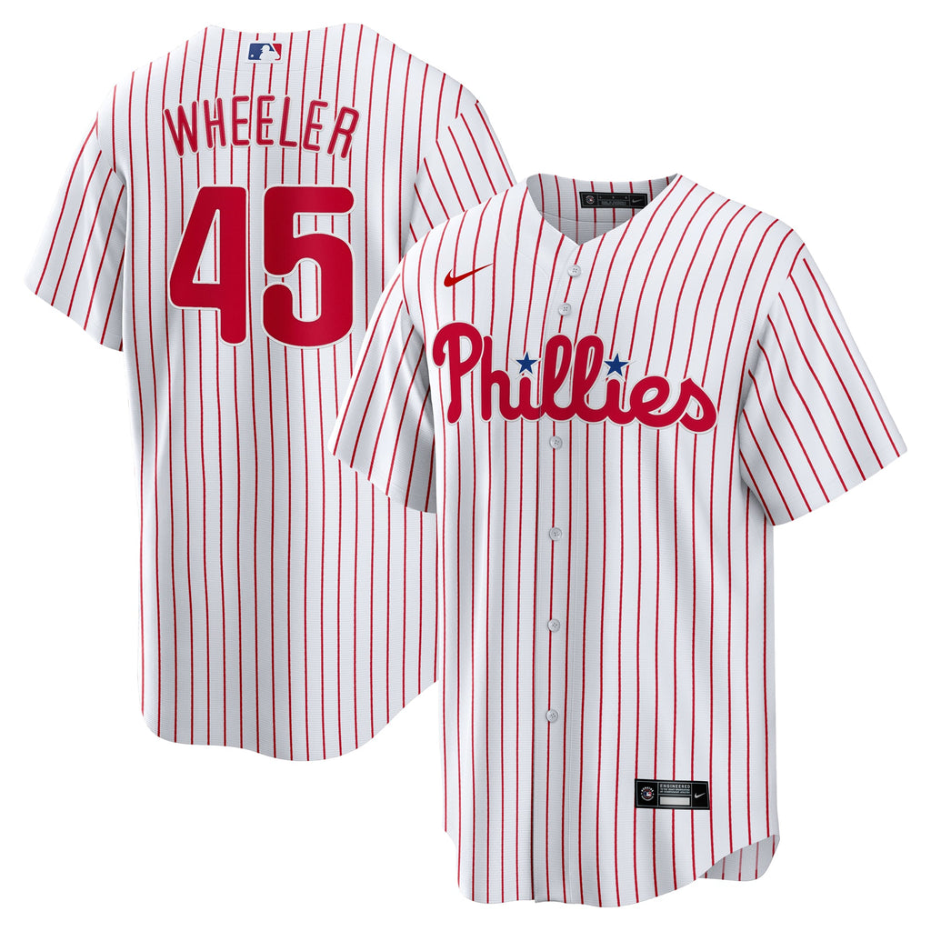 Men's Philadelphia Phillies Zack Wheeler Nike White Home Replica Jersey