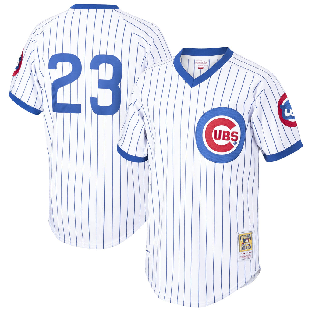 Men's Chicago Cubs Ryne Sandberg White Cooperstown Collection 1987 Authentic Player Jersey - 2